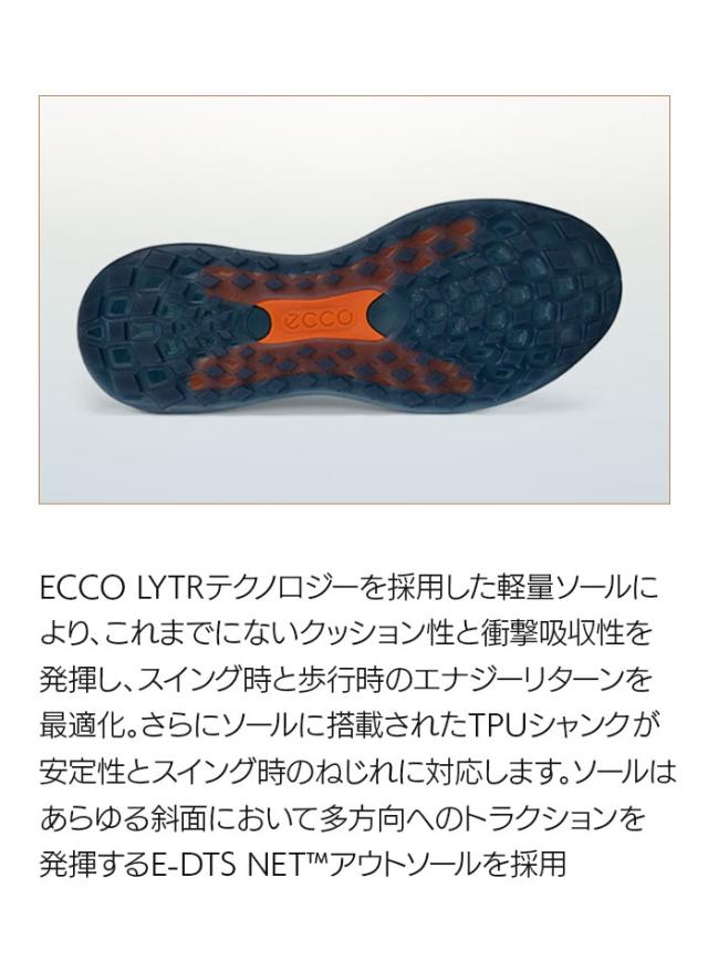 ecco ゴルフシューズ ECCO golf lt1 boa men WHITE PETROL メンズ