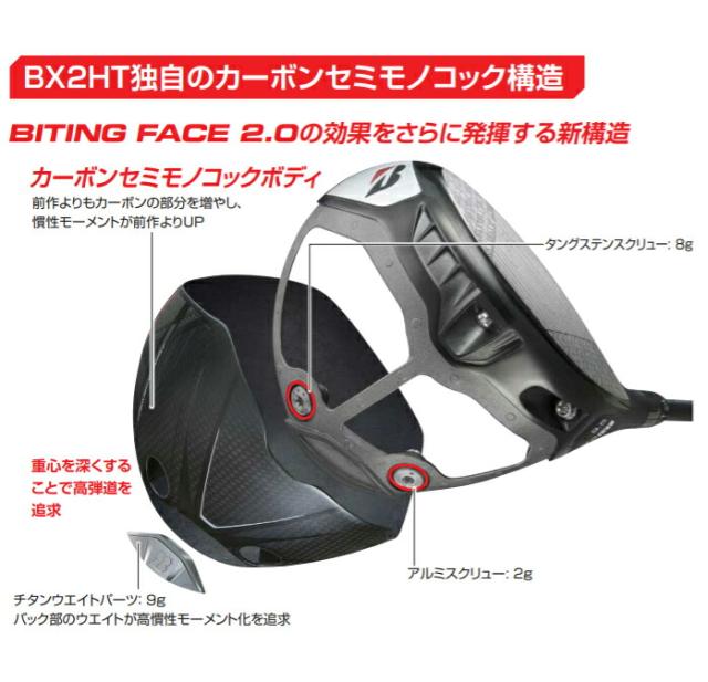 ブリヂストン ゴルフ ドライバー BX2 HT 9.5° 10.5° Driver BX TENSEI