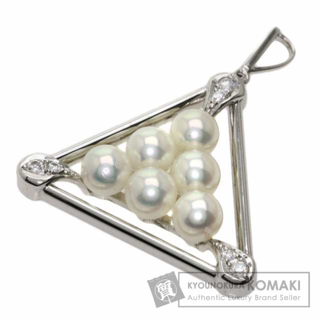 激安ブランド ミキモト MIKIMOTO パール 真珠 ダイヤモンド ペンダント