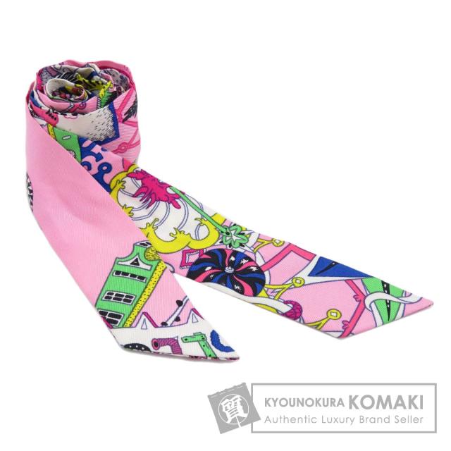 エルメス HERMES  ツイリー  スカーフ シルク レディース  中古