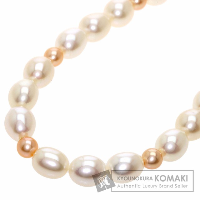 売れ済店舗 タサキ TASAKI 淡水ベビーパール 真珠 ネックレス K18
