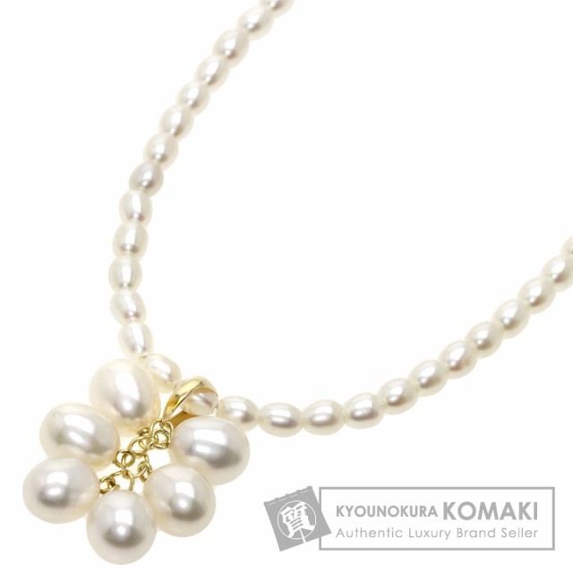 セレクトジュエリー SELECT JEWELRY 淡水パール 真珠 ネックレス K18 ...