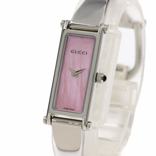 グッチ GUCCI 1500L スクエアフェイス 腕時計 ステンレススチール SS