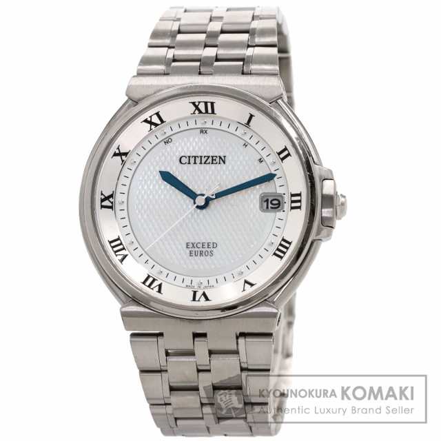 シチズン CITIZEN AS7070-58A エクシード エコドライブ 35周年限定 腕時計 中古