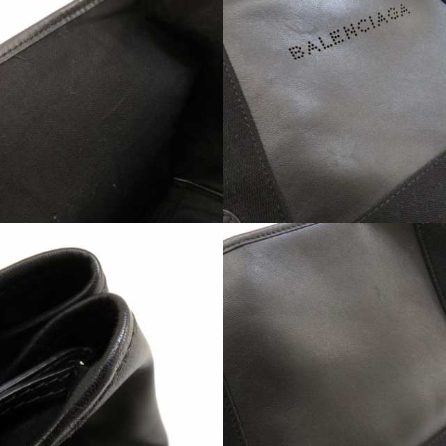 バレンシアガ BALENCIAGA 339933 ネイビーカバス トートバッグ カーフ