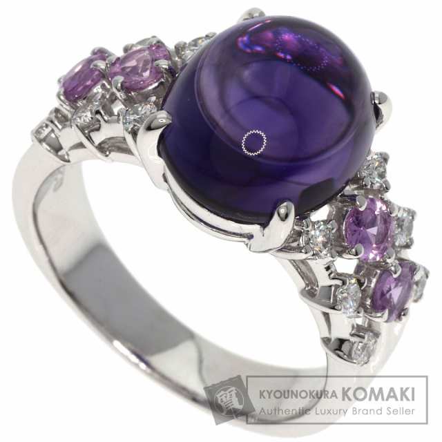 タサキ TASAKI アメジスト サファイア ダイヤモンド リング・指輪 K18ホワイトゴールドのサムネイル