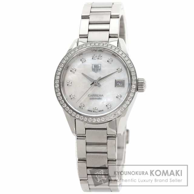 タグホイヤー TAG HEUER WAR2415.BA0776 カレラレディ 12P・ベゼル ダイヤモンド キャリバー9 中古
