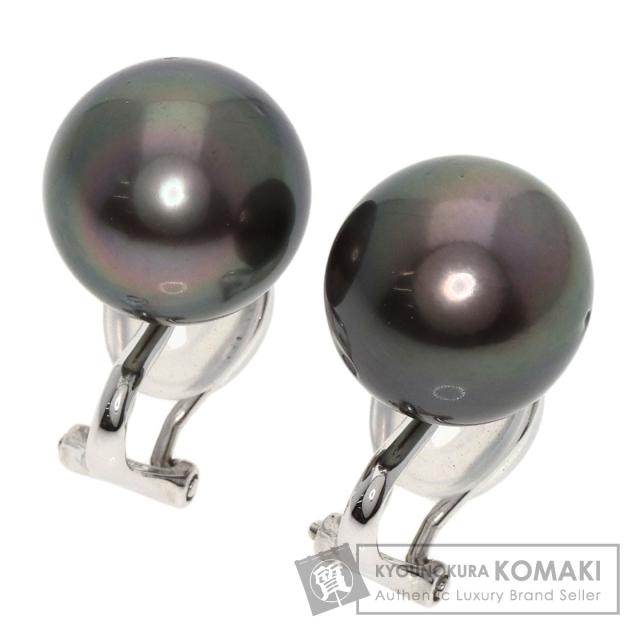 セレクトジュエリー SELECT JEWELRY  南洋ブラックパール 真珠  ピアス K18ホワイトゴールド 中古の通販は 71,380円