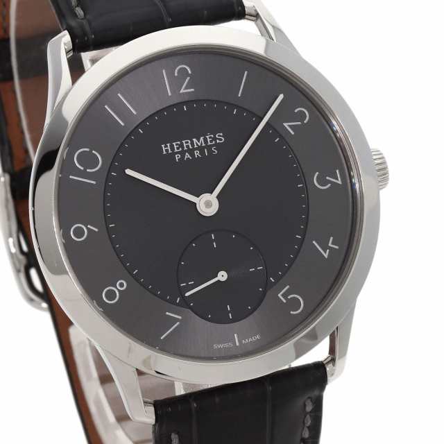 最新情報 定価 HERMES エルメス CA2.810 スリム ドゥ エルメス 腕時計