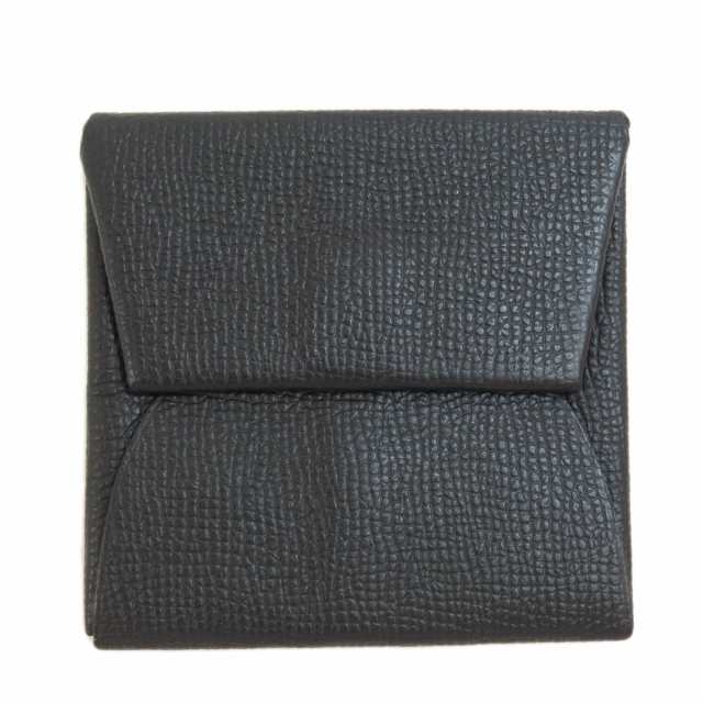 エルメス　HERMES 新品！バスティア　黒＃コインケース