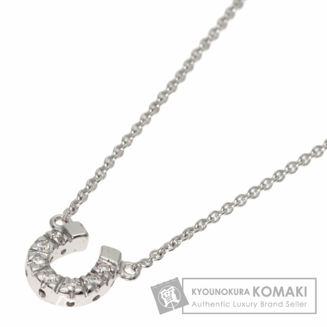 スタージュエリー STAR JEWELRY ホースシュー ダイヤモンド ネックレス ...