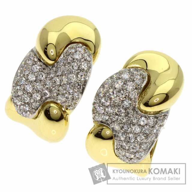 ダミアーニ Damiani  ダイヤモンド コンビ  イヤリング K18イエローゴールド レディース  中古の通販は 180,145円