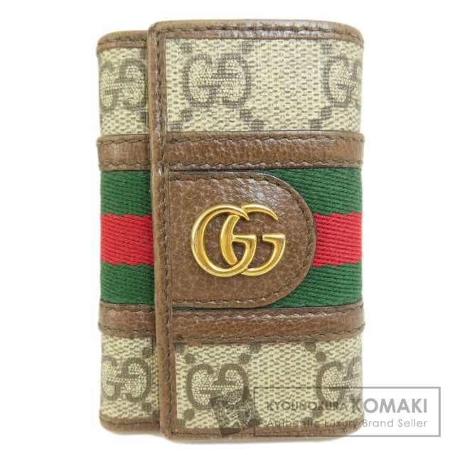 グッチ GUCCI 603732 GG シェリーライン キーケース PVC レディース