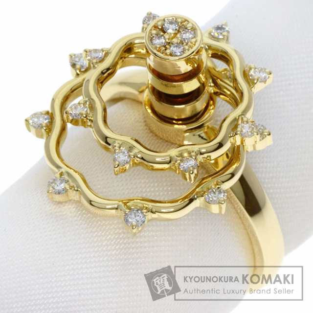 ウォルサム WALTHAM スウィング ダイヤモンド リング・指輪 K18