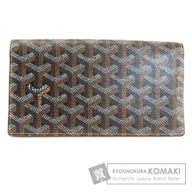 ゴヤール GOYARD ヘリンボーン柄 長財布（小銭入れあり） コーティングキャンバス 中古