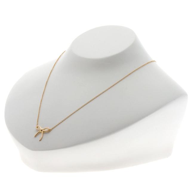 TIFFANY&Co.ティファニーリボンネックレスK18ローズゴールド TIFFANY&Co.ティファニーリボンネックレスK18ローズゴールド