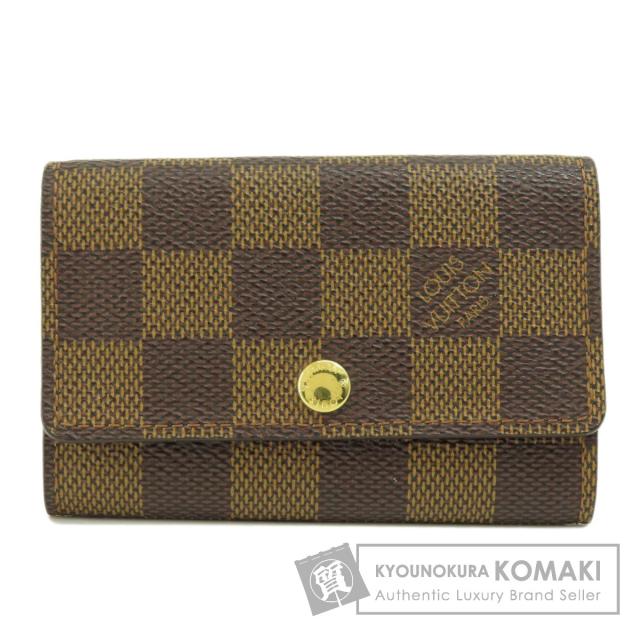 ルイヴィトン LOUIS VUITTON N62630 ミュルティクレ6 ダミエ エベヌ キーケース 中古