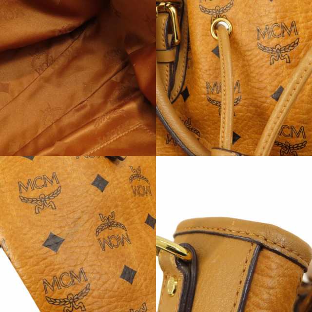 エムシーエム MCM 2WAY トートバッグ レザー レディース 中古