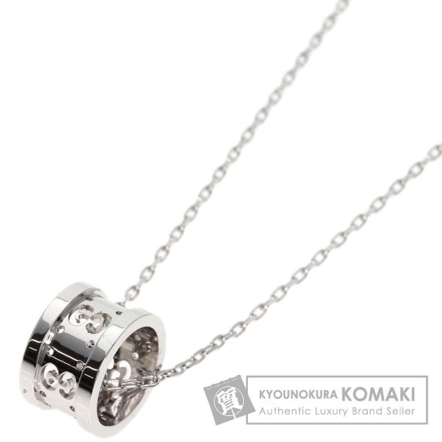 グッチ GUCCI  アイコン トワール  ネックレス K18ホワイトゴールド レディース  中古の通販は 48,948円