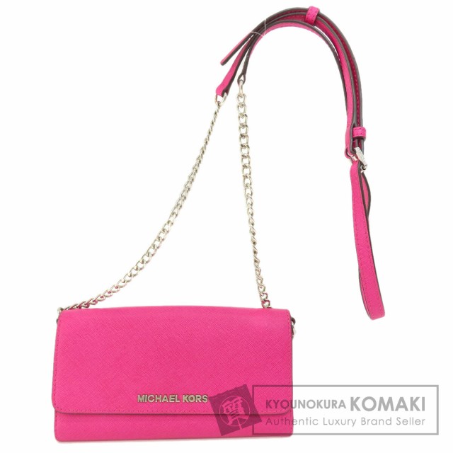 マイケルコース Michael Kors チェーンウォレット 長財布（小銭入れあり） PVC レディース 中古