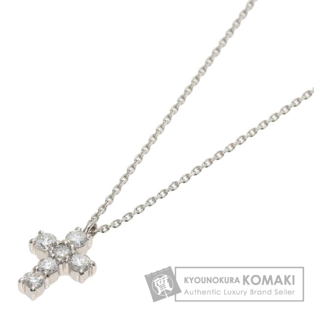 ヴァンドーム VANDOME クロス ダイヤモンド ネックレス プラチナPT850 