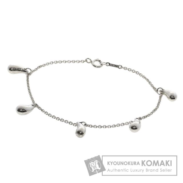 ティファニー TIFFANY&Co.  5P ティアドロップ  ブレスレット シルバー レディース  中古の通販は