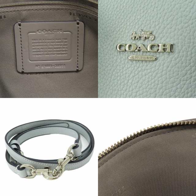 コーチ COACH 30951 ロゴ金具 2WAY トートバッグ レザー レディース 中古