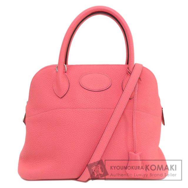 エルメス HERMES  ボリード31 ローズアザレ シルバー金具  ハンドバッグ トリヨン 中古