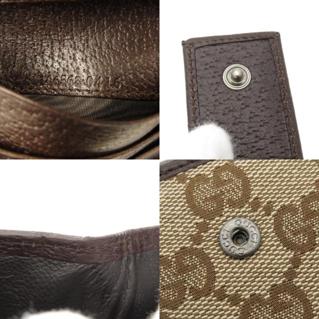 グッチ GUCCI 146568 GG 二つ折り財布（小銭入れあり） キャンバス