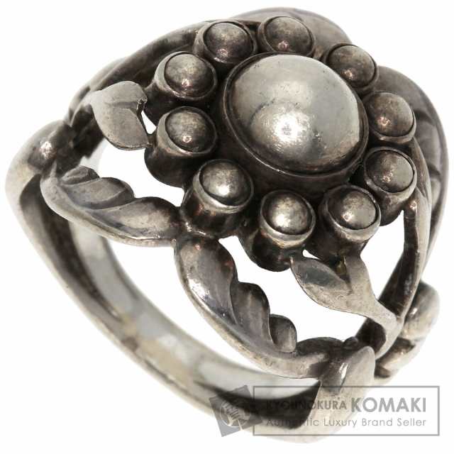 ジョージジェンセン Georg Jensen ムーンライトブロッサム 10 リング・指輪 シルバー 中古