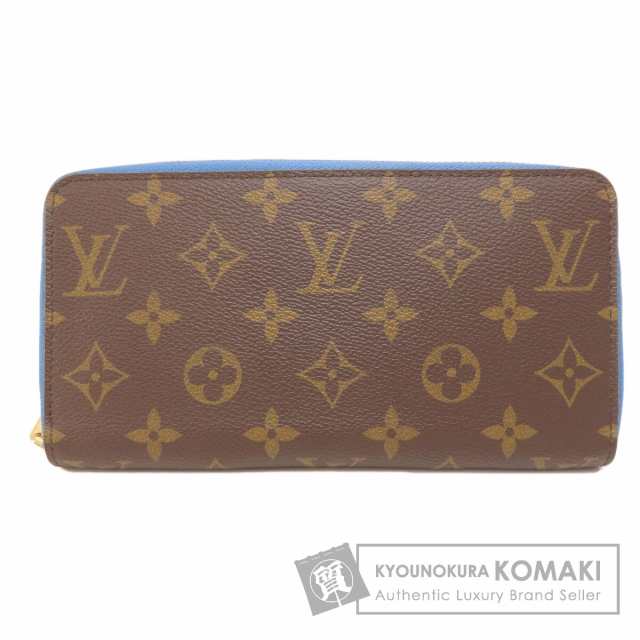 ルイヴィトン LOUIS VUITTON M63894 ジッピー・ウォレット モノグラム ブルージーン 中古