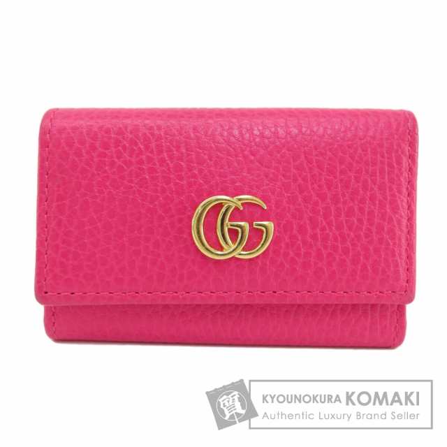 グッチ GUCCI 456118 GGマーモント キーケース レザー レディース 中古