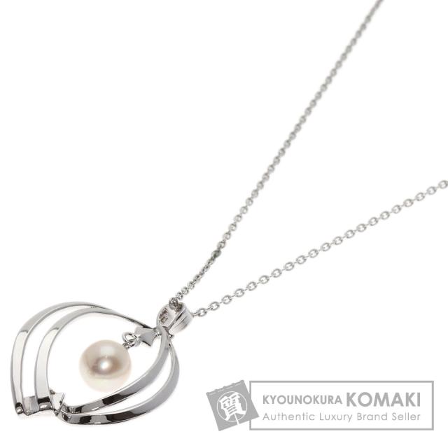 ミキモト MIKIMOTO  パール 真珠  ネックレス シルバー レディース  中古の通販は 15,980円