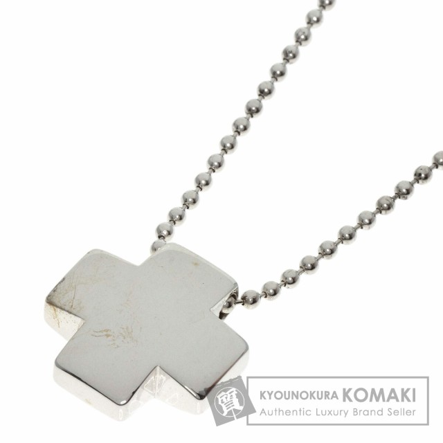 ティファニー TIFFANY&Co. ローマン クロス ネックレス シルバー レディース 中古