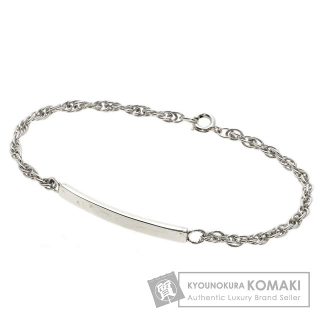 ティファニー TIFFANY&Co. バー チェーン ブレスレット シルバー 
