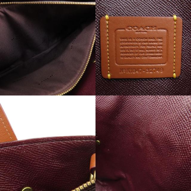 コーチ COACH 32749 シグネチャー トートバッグ PVC レディース 中古