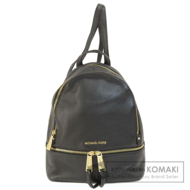 マイケルコース Michael Kors ロゴ金具 リュック・デイパック レザー レディース 中古