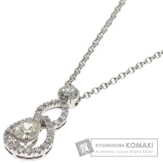セレクトジュエリー SELECT JEWELRY  ダイヤモンド  ネックレス K18ホワイトゴールド PT850    中古の通販は