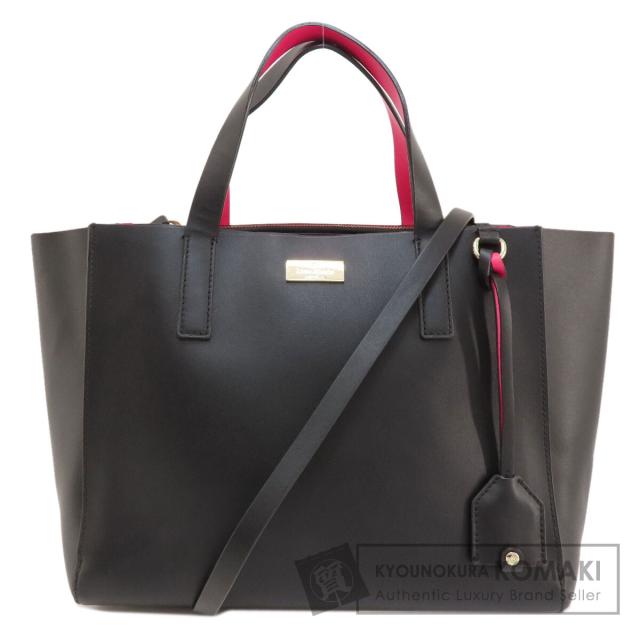 ケイトスペード kate spade  ロゴ金具 2WAY  トートバッグ レザー レディース  中古