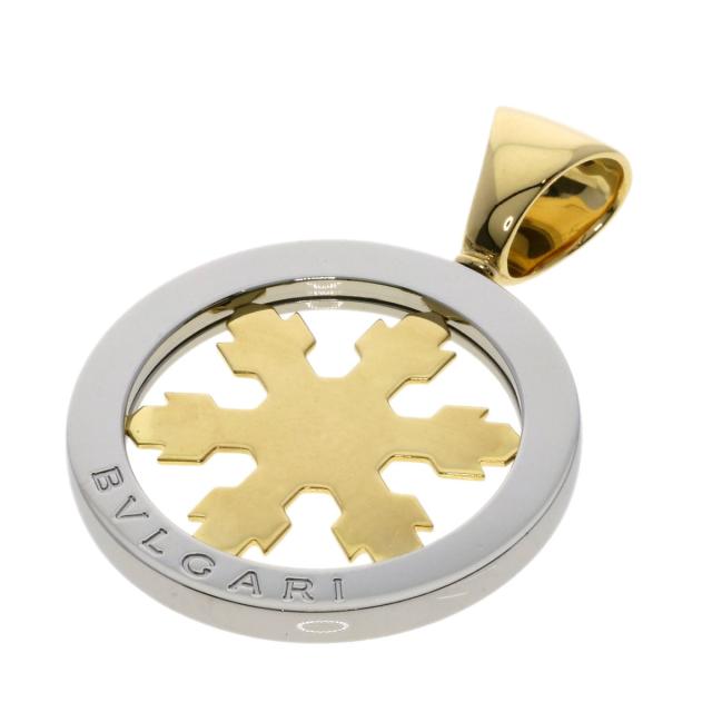 ブルガリ BVLGARI トンド スノー ペンダントトップ K18イエロー 