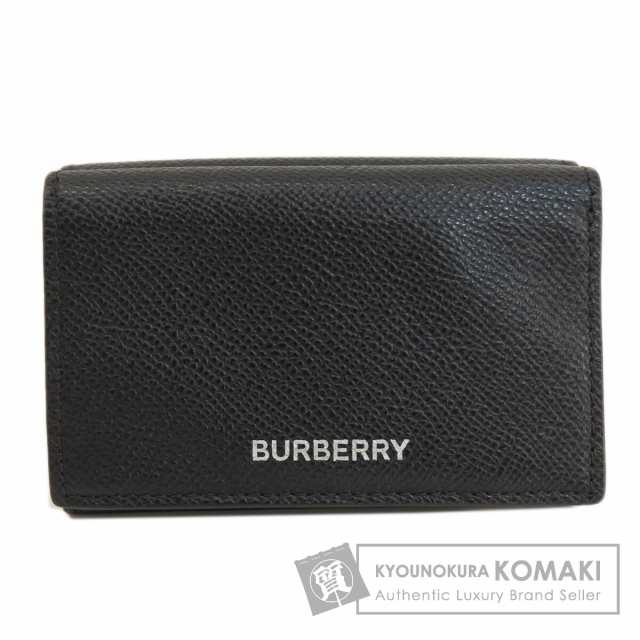 バーバリー BURBERRY ロゴ 二つ折り財布（小銭入れあり） レザー レディース 中古