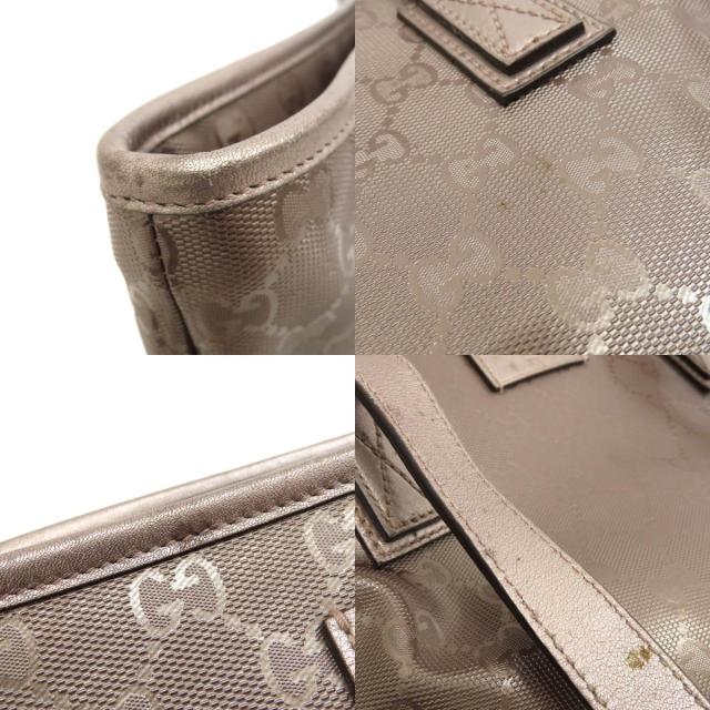 グッチ GUCCI 211138 GG インプリメ トートバッグ PVC レディース 中古 