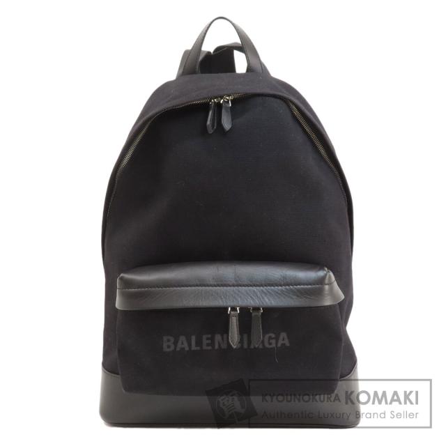 バレンシアガ BALENCIAGA ロゴ リュック・デイパック キャンバス レディース 中古の通販は
