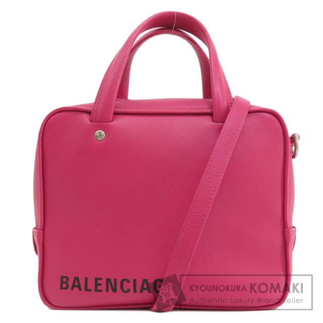 バレンシアガ BALENCIAGA  ロゴ 2WAY  ハンドバッグ レザー レディース  中古の通販は