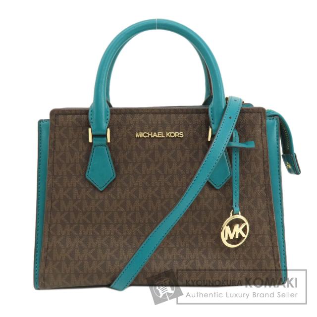 マイケルコース Michael Kors  MKシグネチャー 2WAY  ハンドバッグ レザー レディース  中古
