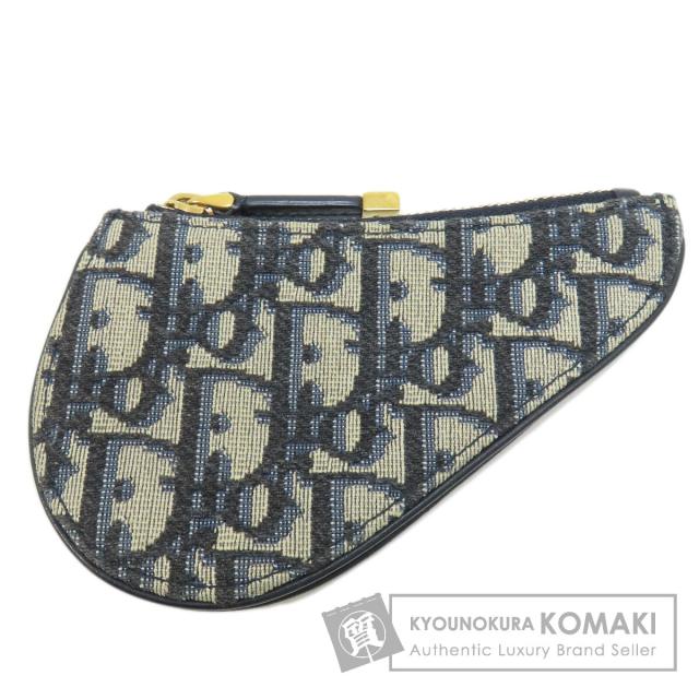 クリスチャンディオール CHRISTIAN DIOR  サドル トロッター柄  ケース キャンバス 中古