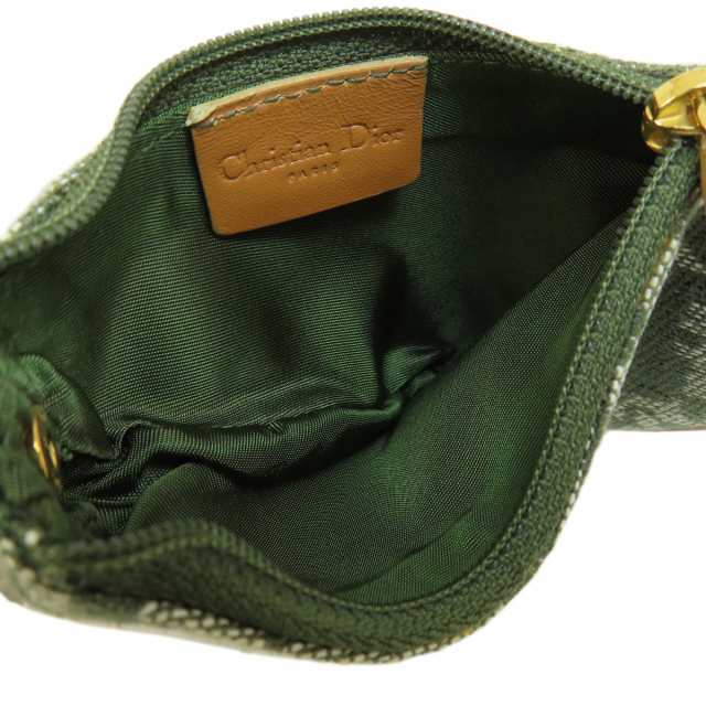 クリスチャンディオール CHRISTIAN DIOR サドル トロッター柄 コインケース キャンバス 中古の通販は クリスチャンディオール CHRISTIAN DIOR サドル トロッター柄 コインケース キャンバス 中古の通販は
