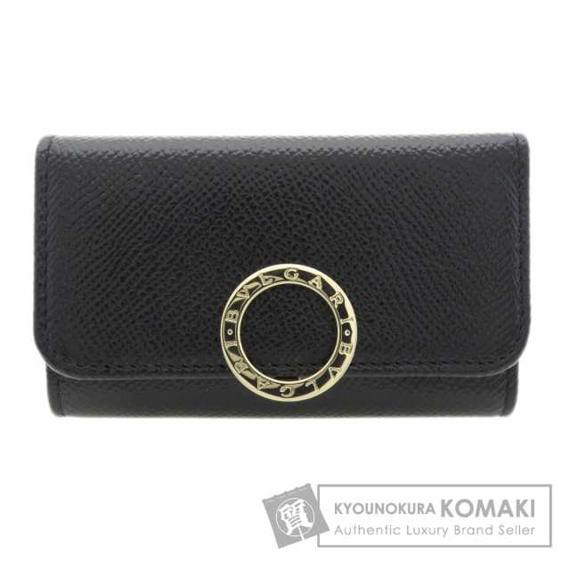 ブルガリ BVLGARI ロゴ金具 キーケース カーフ レディース 中古