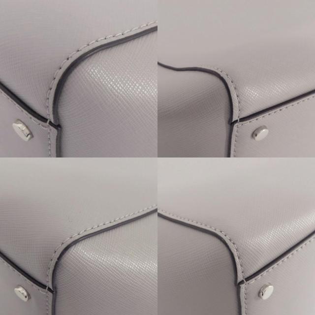 ケイトスペード kate spade ロゴ金具 バイカラー トートバッグ PVC レディース 中古_9
