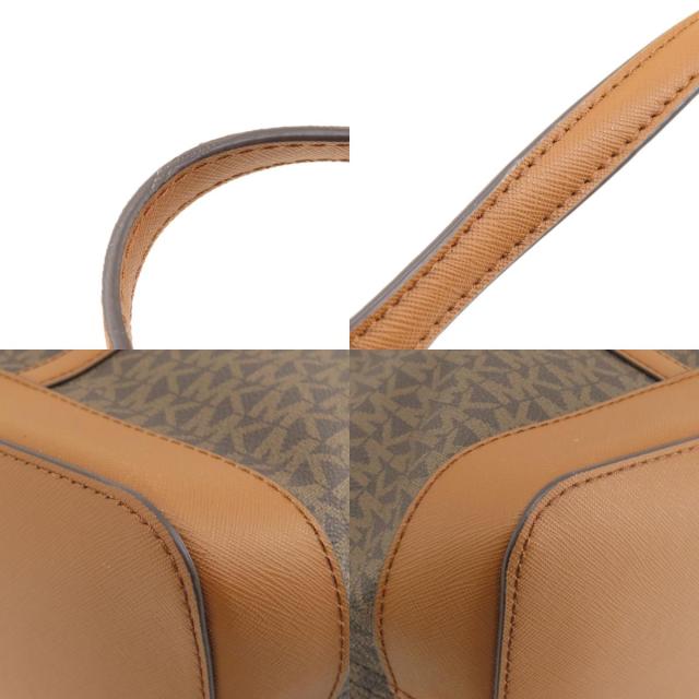 マイケルコース Michael Kors MKシグネチャー トートバッグ PVC レディース 中古_8